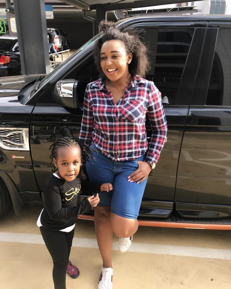 Betty Kyallo with her daughter Ivanna 