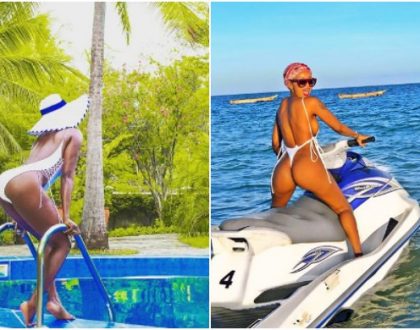 Pick your poison!! Huddah VS Akothee bikini game is nothing but goals my friend(photos)  
