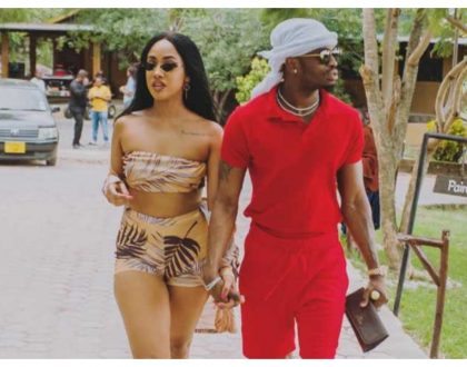 Trouble in paradise? Diamond and Tanasha delete photos of their romantic escapade from their Instagram accounts