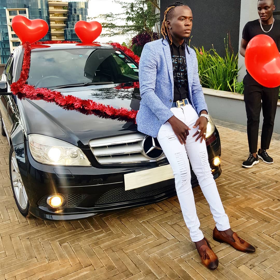 Willy Paul surprises his sweetheart with a new Mercedes Benz (Photos)