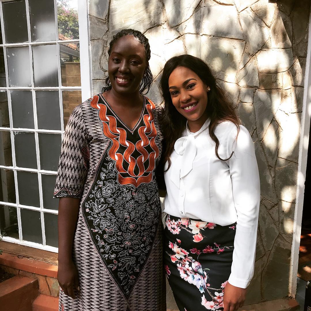 Rosemary Odinga and Victoria Rubadiri 