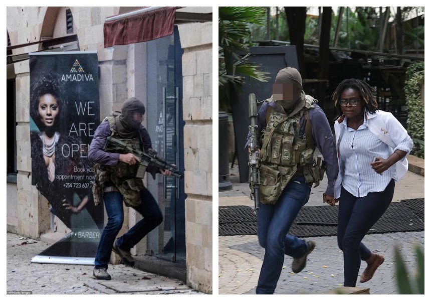 Another hero to celebrate! Photos of lone British special forces soldier who stormed into DusitD2 hotel and saved countless Kenyans