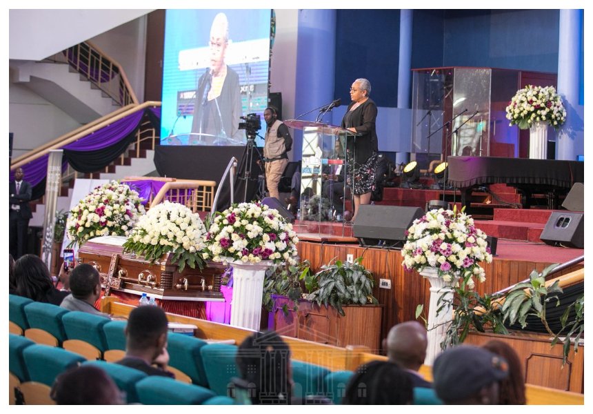 First Lady Margaret Kenyatta eulogizes late Bruce Odhiambo as a trailblazer during requiem mass in Nairobi (Photos)