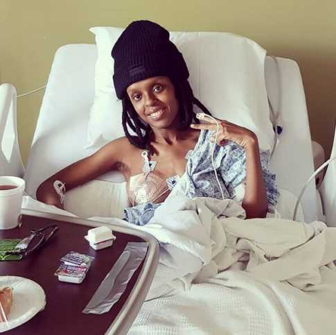 Njambi Koikai was rushed to hospital for 16th surgery on her birthday