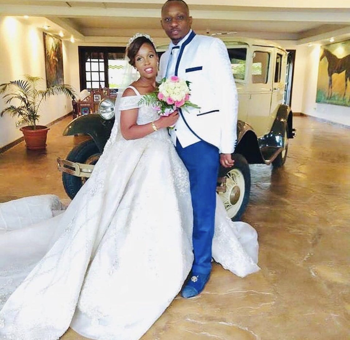 Former rapper Bamboo weds the love of his life in lavish white wedding (Photos)