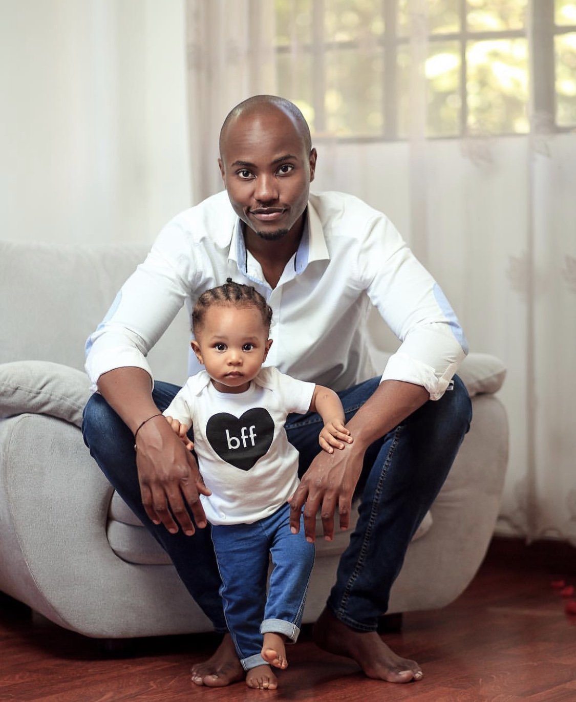 Actor Nick Mutuma and girlfriend celebrate their daughter’s first birthday