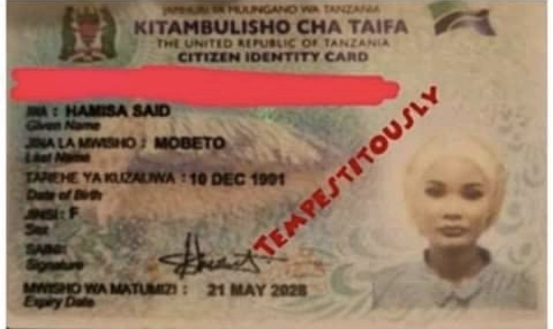 Copy of Hamisa Mobetto’s ID