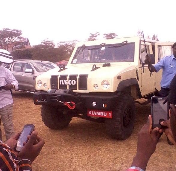 Kabogo’s son gives Kenyans a detour of his father’s Ksh 20m armoured tanker (Video)