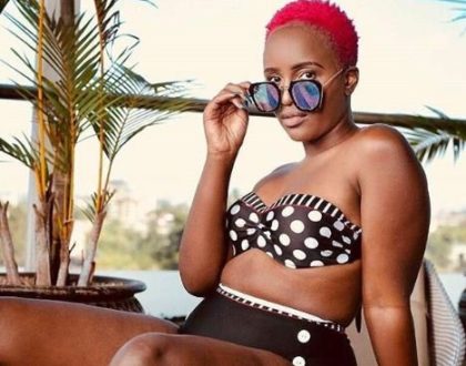 Rapper Femi One shows acres of skin and thunder juicy thighs during Marini promo shoot(photos) 