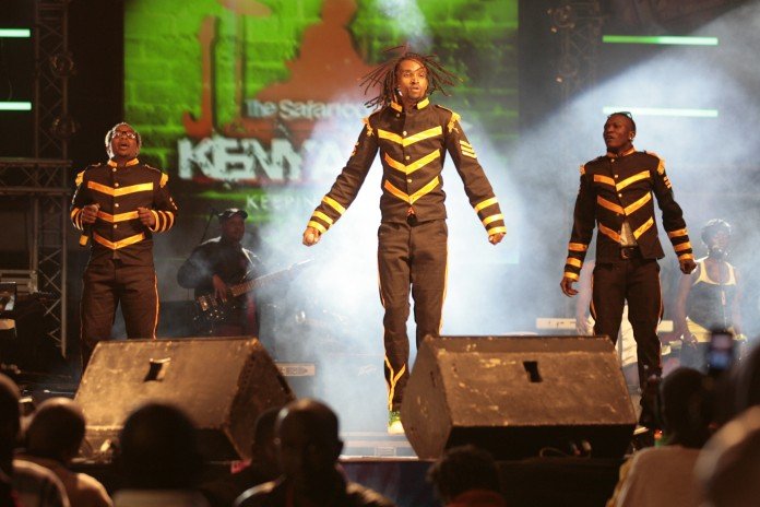 M.O.G performing on stage