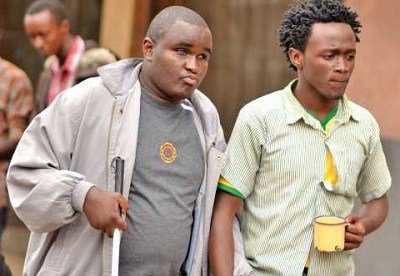 Exposed! Fans bash Bahati for taking advantage of visually impaired gospel singer, Denno