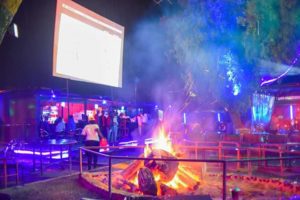 Bonfires in Club Bubbles Naivasha
