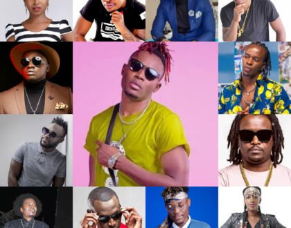 Kenyan artists in one picture. This are the ones that probably are trying.