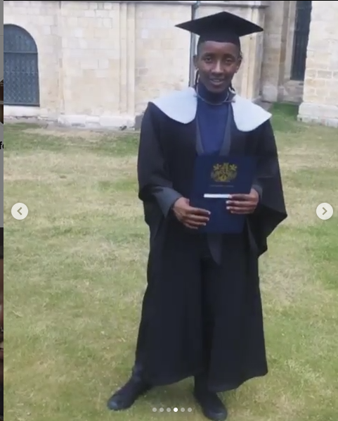 ¨We need to toughen up and keep strong¨ Ian Nene spreads the love after graduating from Kent University, UK