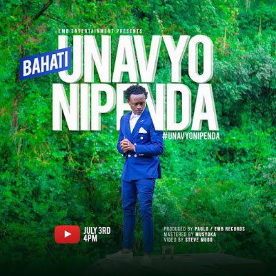 Bahati is back with a new single dubbed ‘Unavyonipenda’
