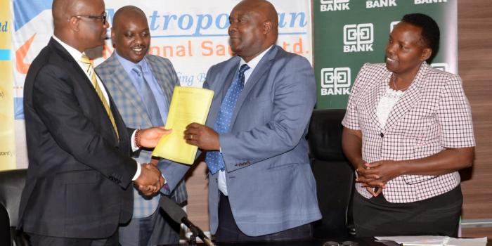 Co-op Bank offers support to Metropolitan National Sacco programs