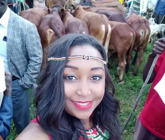 Betty Kyalo rewarded with sweet Pokot name after interviewing West Pokot Governor Lonyangapuo