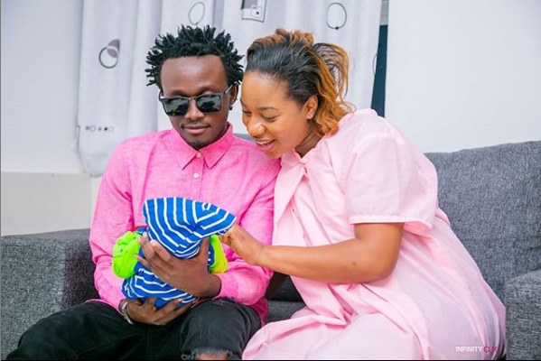 Genes imeweza! Bahati and Diana finally unveil the adorable face of Baby Majesty [photo]