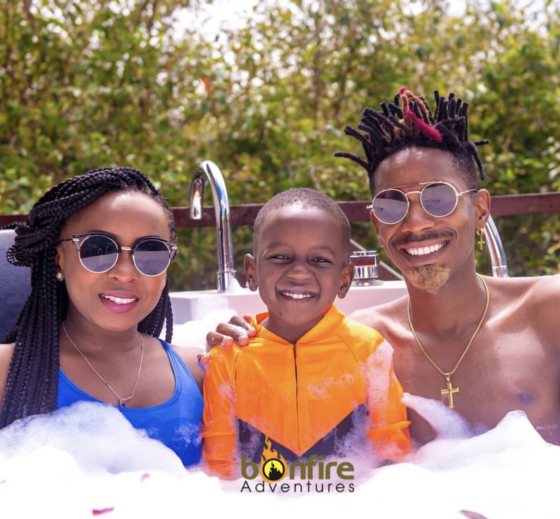 Family goals! Eric Omondi takes Jacky Maribe and their son for a vacation