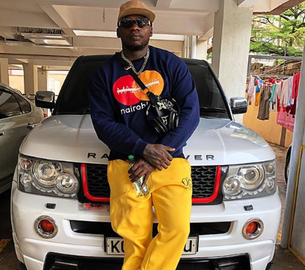 The OG was not respected! Khaligraph Jones loses chain worth 60K to crowd 
