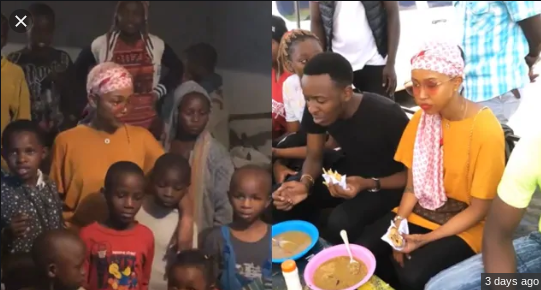 Tracing humble beginnings! How Huddah Monroe´s birthday went down in Mathare slums [videos]