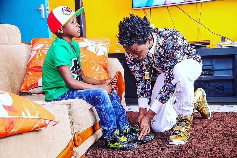 Doppelgänger? Check out the striking resemblance between Bahati’s son and his nanny’s son!