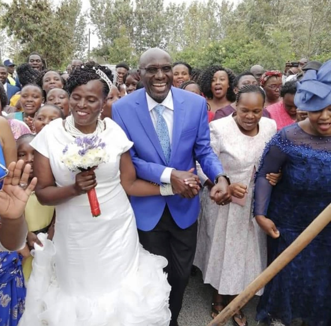 Radio host Fred Obachi Machoka weds the love of his life at a colorful wedding ceremony