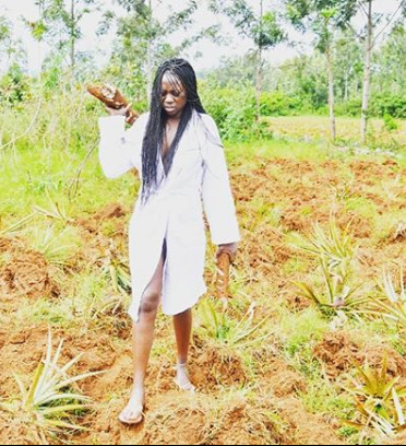 Akothee gets back to the farm despite the Doctor´s 2-week bed rest recommendation