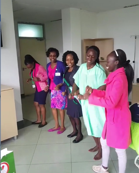 An ´energetic´ Akothee dances and sings to God as she finally gets discharged [videos]