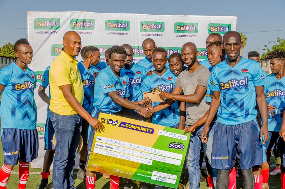 Betika injects more millions in the countrywide drive to boost local teams