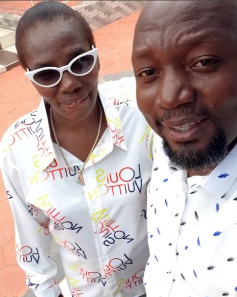 Mama Dangote and young lover gracefully back together after weeks of split up (Video)