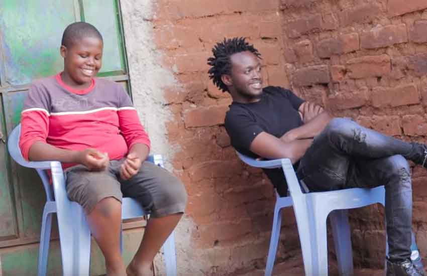 Bahati finally settles differences with step-mum and younger brother (Video)