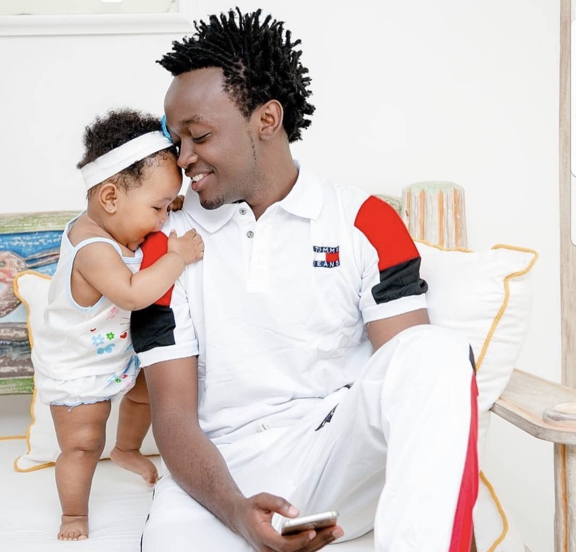 Boss baby! This is how baby Heaven refers to her daddy, Bahati