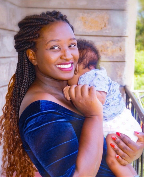 Photo: Meet TRHK actress Njambi’s adorable months-old baby boy