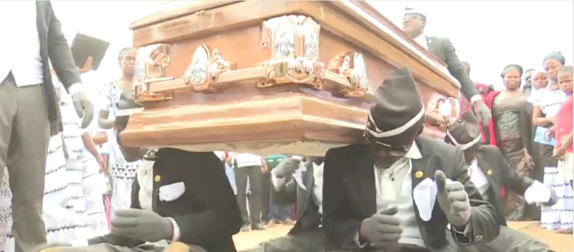 “Business is bad!” Dancing Pallbearers complain after sudden rise of the Coronavirus pandemic