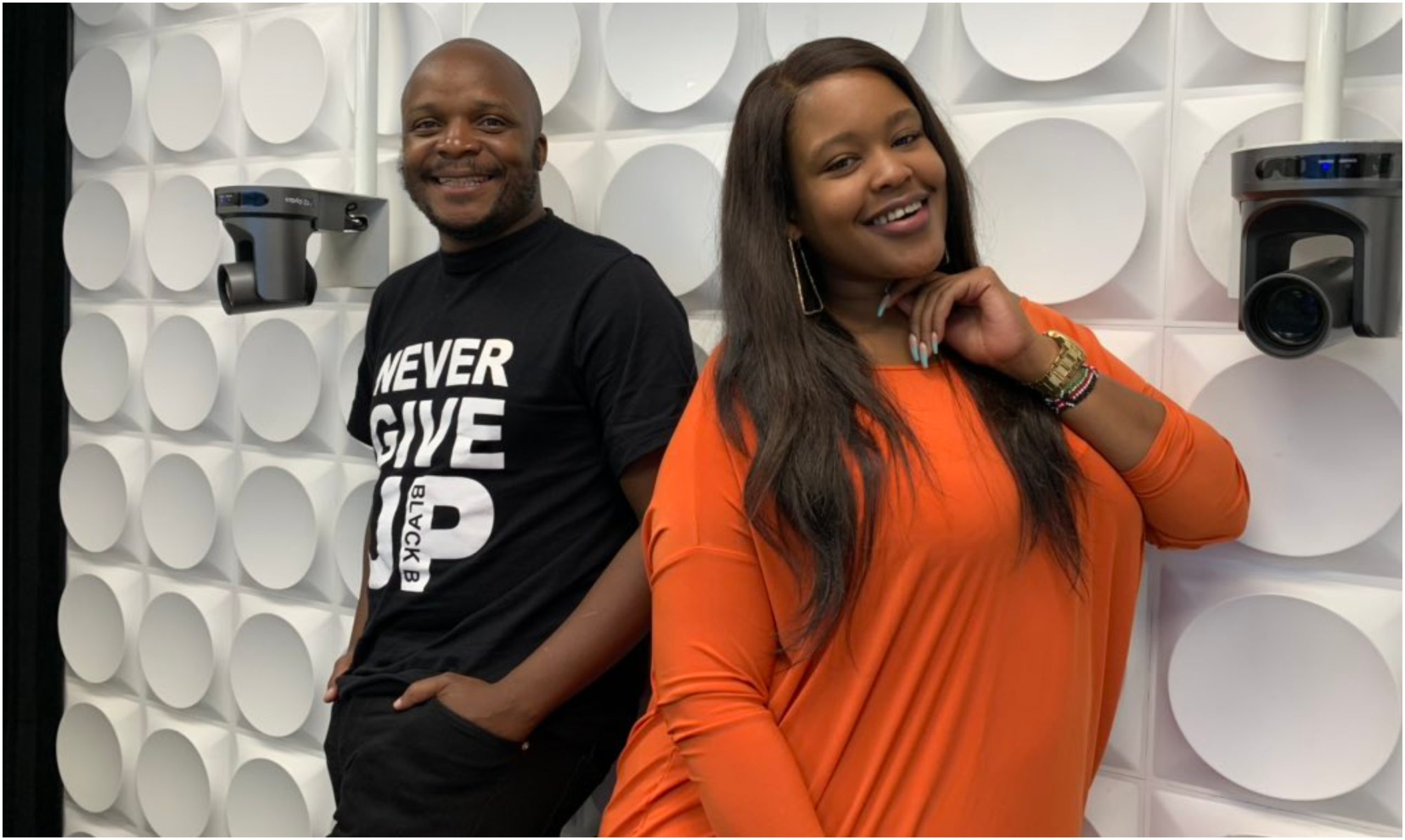 Wild reactions after Kamene Goro and Jalang’o are spotted working from home together following Kiss 100’s new directive (Photo)