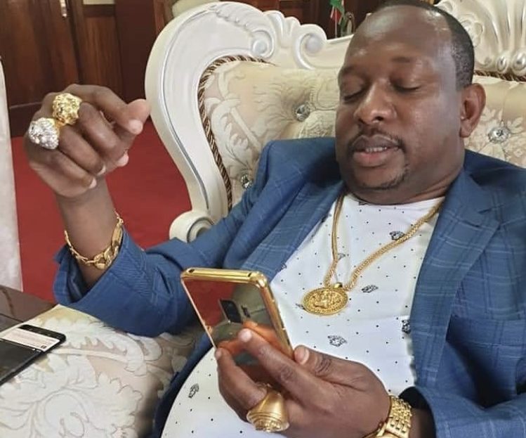 Mike Sonko Yet Again Shows Off His Riches By Flaunting Diamond Bling
