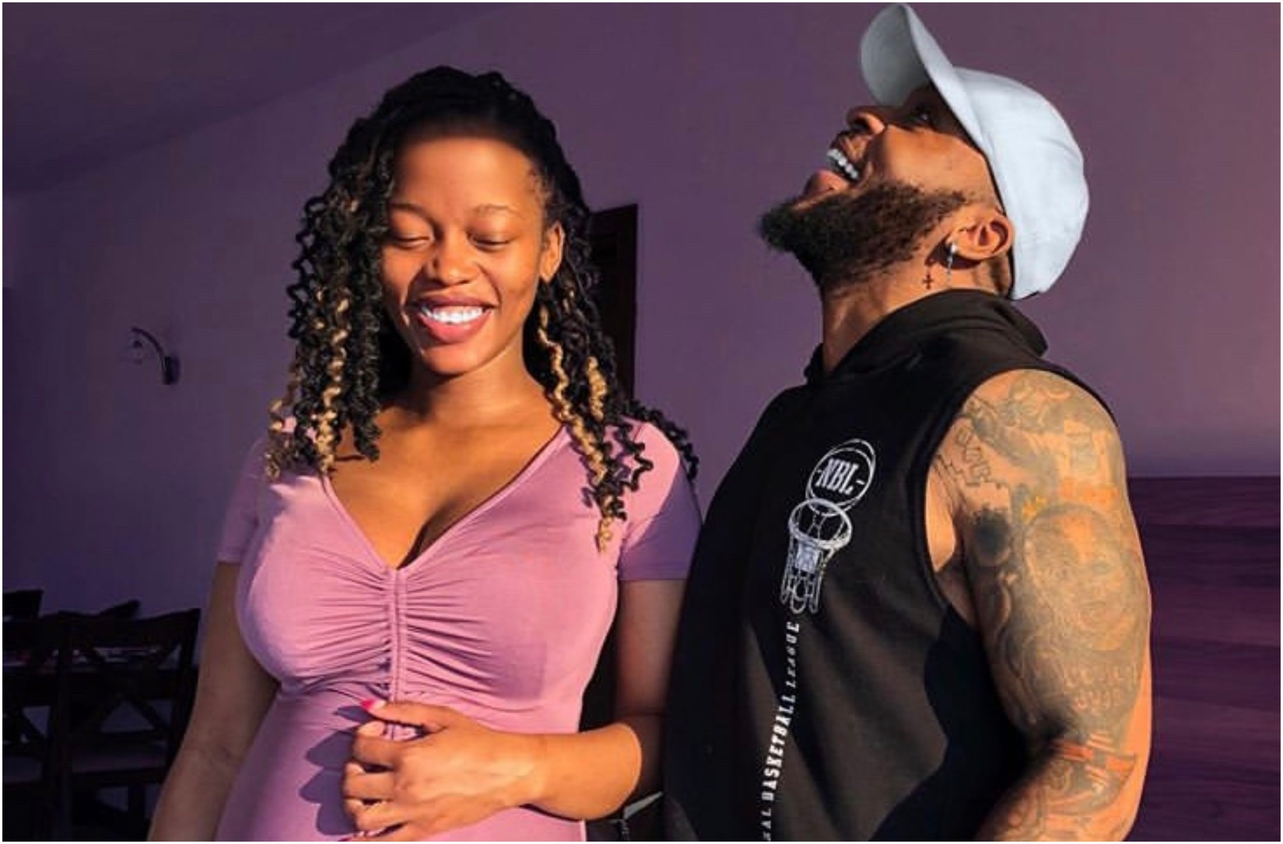 Frankie Just Gym It and Corazon Kwamboka drop major hints on unborn baby’s gender (Video)