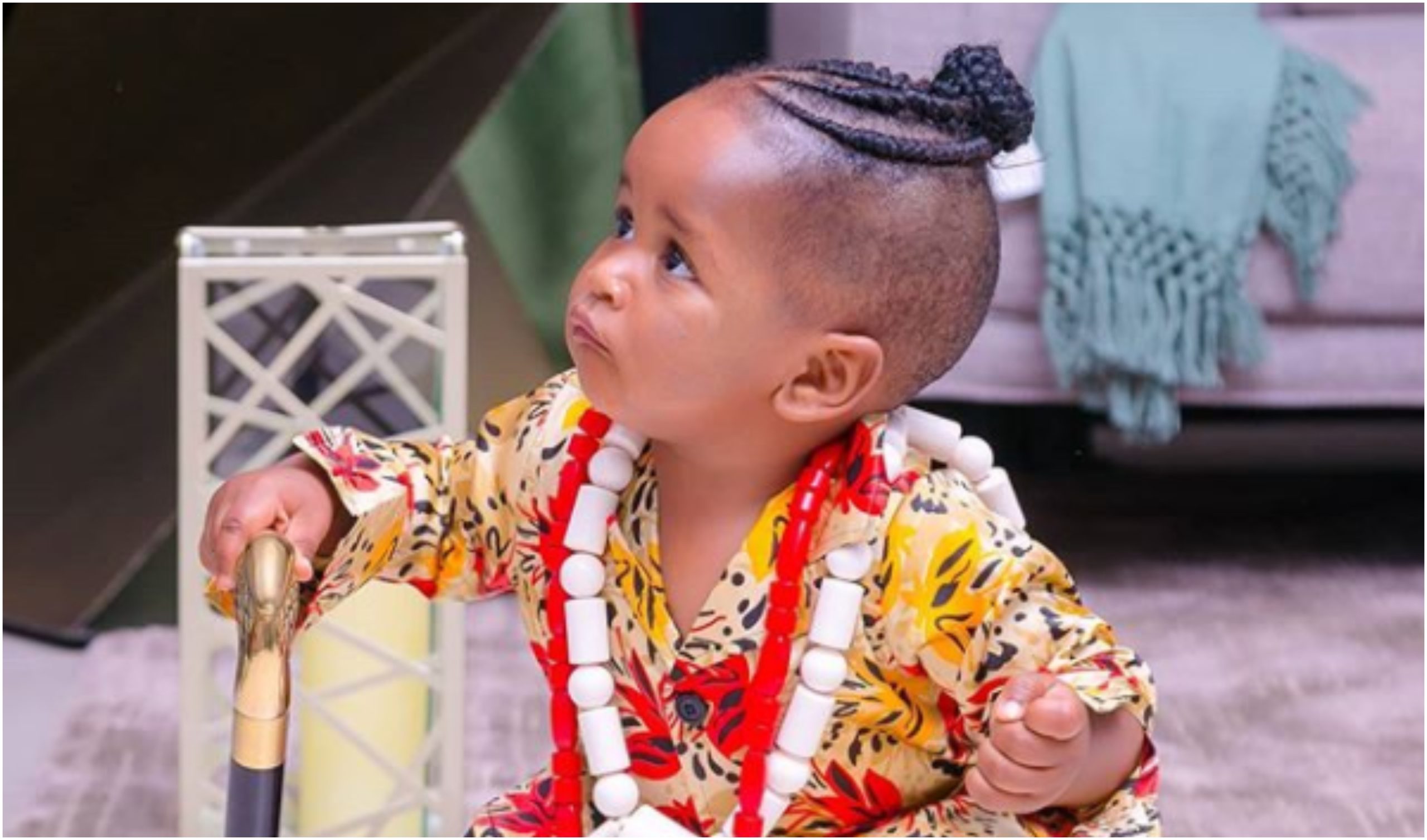 Your Majesty! Striking photos of Bahati and Diana Marua’s son as he turns a year old sets the Internet ablaze