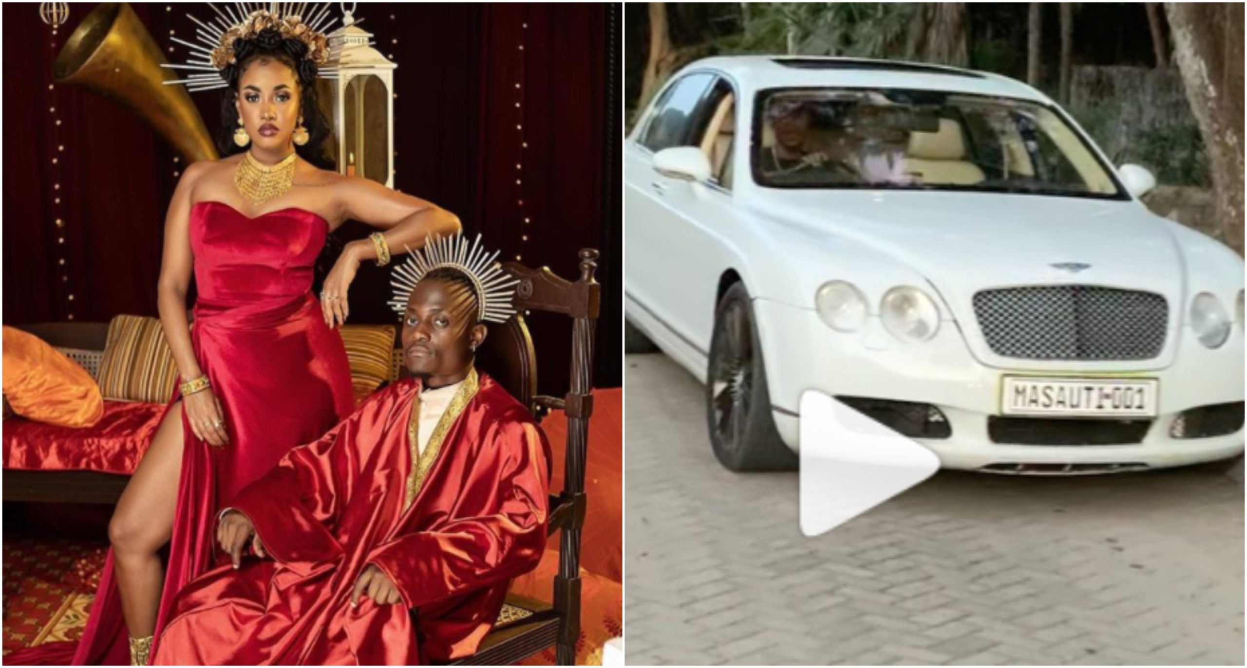 Lanes! Masauti gifted posh Bentley ride day after EP release (Video)