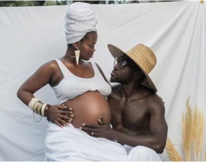Sauti Sol's Polycarp Otieno and Lady Mandy officially welcome newborn (Video)