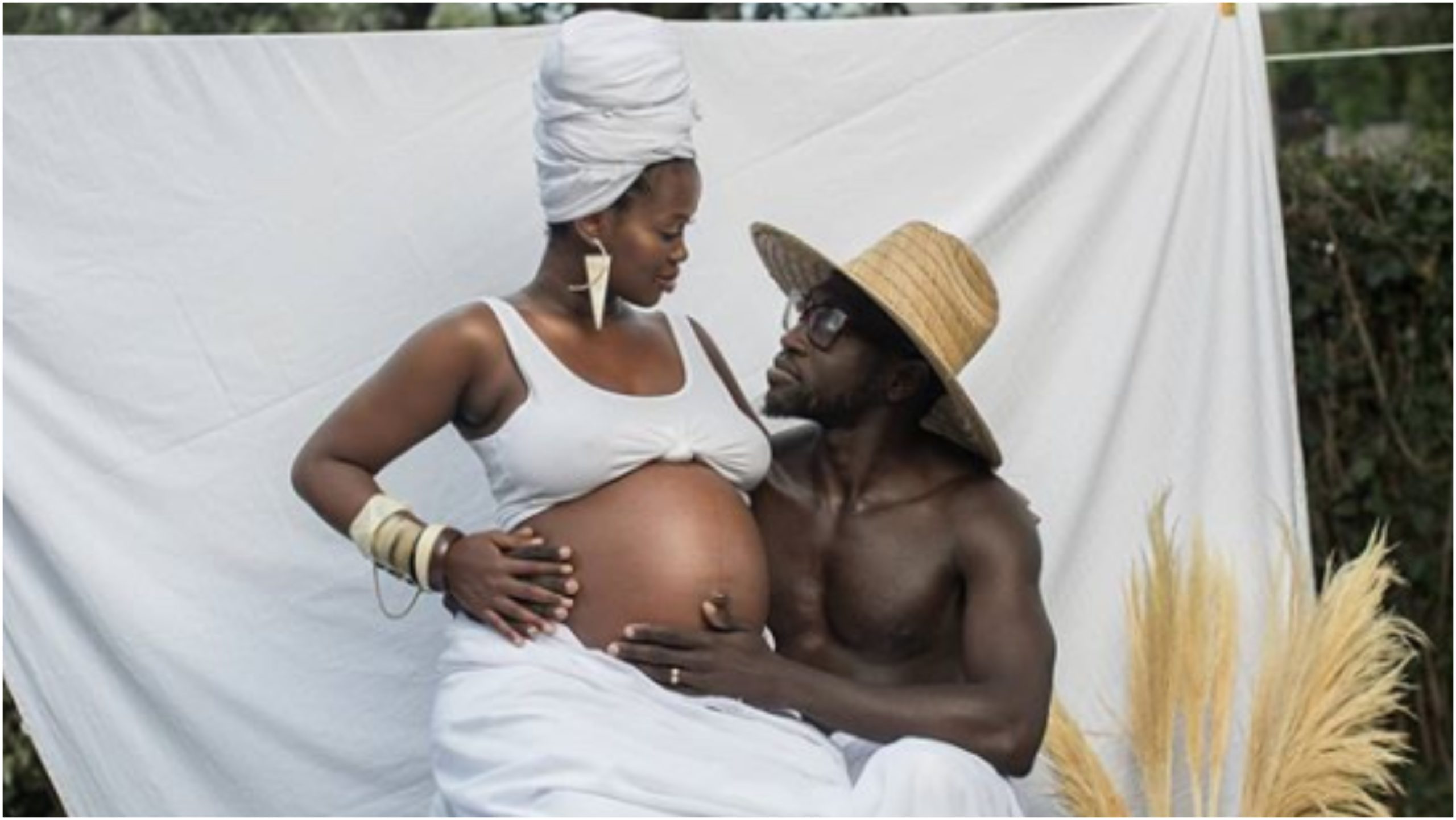 Sauti Sol’s Polycarp Otieno and Lady Mandy officially welcome newborn (Video)