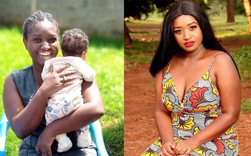 “Thank you for raising a child you did not sire” Actress Njambi appreciates boyfriend in moving post (Photo)