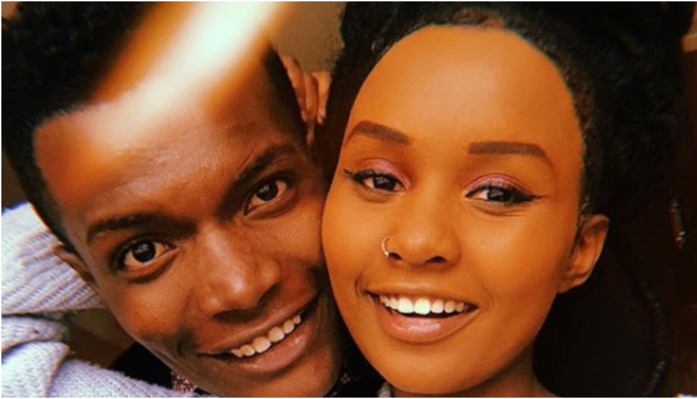 Tyler Mbaya and girlfriend break the internet in loved up photos during romantic shoot
