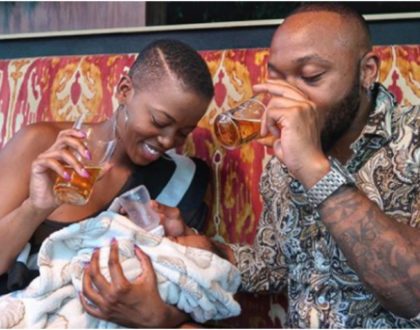 Frankie Just Gym It unveils son’s face for the first time, he looks everything like his mummy (Photo)