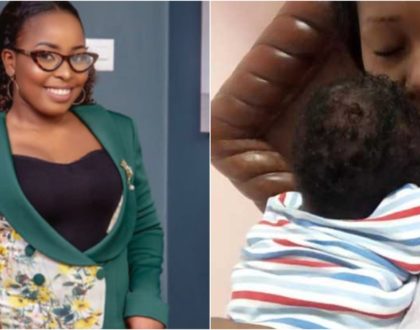 All grown! Saumu Mbuvi finally shows off months-old daughter (Video)