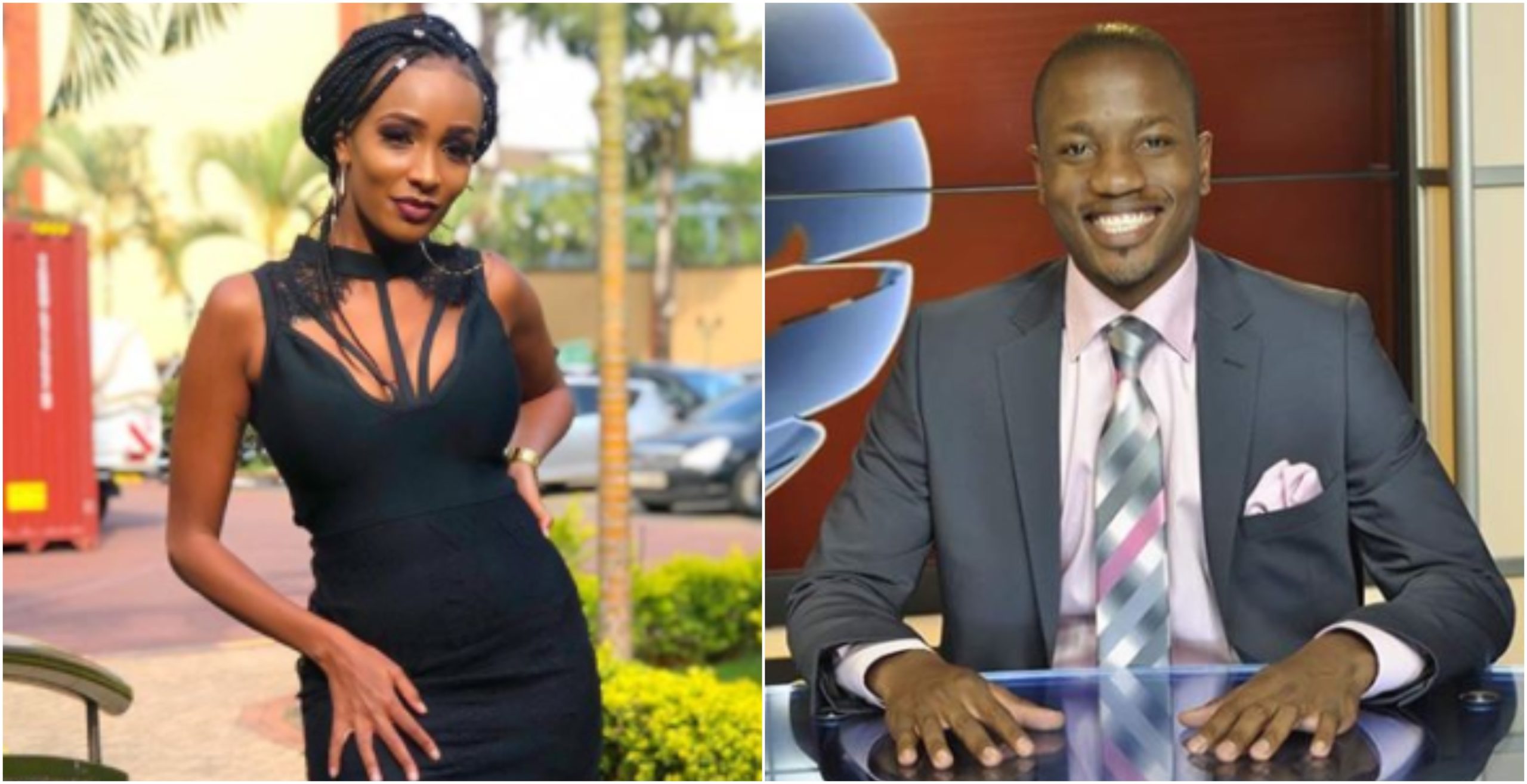 “In your arms I feel warm, safe and secure,” recently engaged Joyce Maina sweetly gushes over her popular TV anchor lover