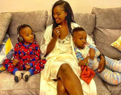 Maureen Waititu flaunts new classy home after Frankie Just Gym It's family kicked her out with her 2 boys (Photos)