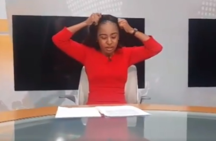 Mixed reactions after Citizen TV's Mashirima Kapombe removes wig in studio (Video)