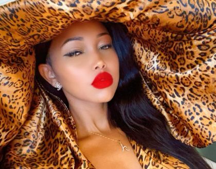 Miss independent: Huddah shows you who's boss after unveiling a sample of her upcoming shoe line! (video)